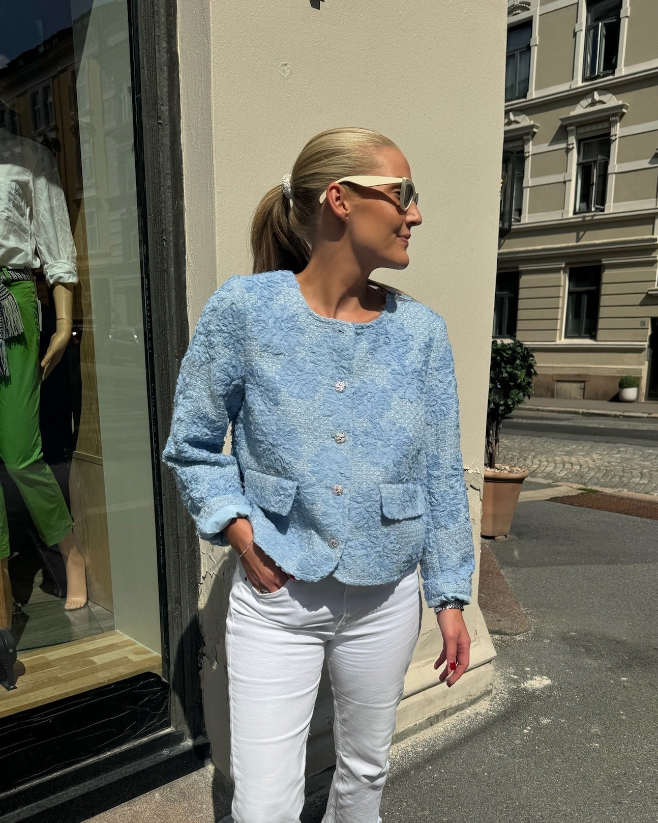 YASKAVI Jacket - Halogen Blue